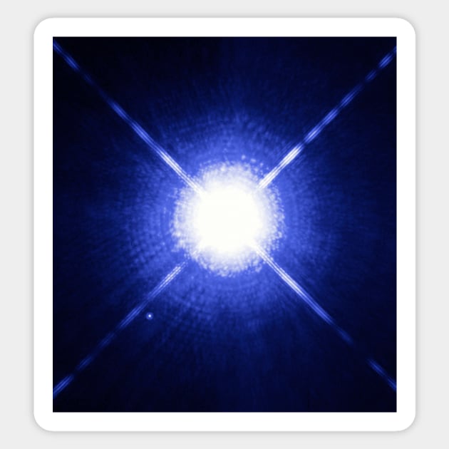 Sirius binary star system (R620/0302) Sticker by SciencePhoto